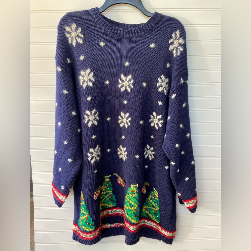 Jennifer Moore Knitted By Hand Christmas Sweater